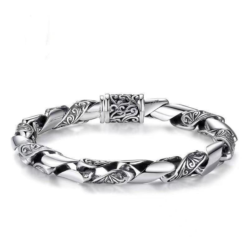 

Мужской браслет в стиле легкой роскоши, ретро хип-хоп панк