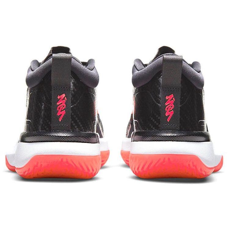 Air Jordan Zion 1 PF Bloodline Men Sneakers Black White Bright-Crimson DA3129-006