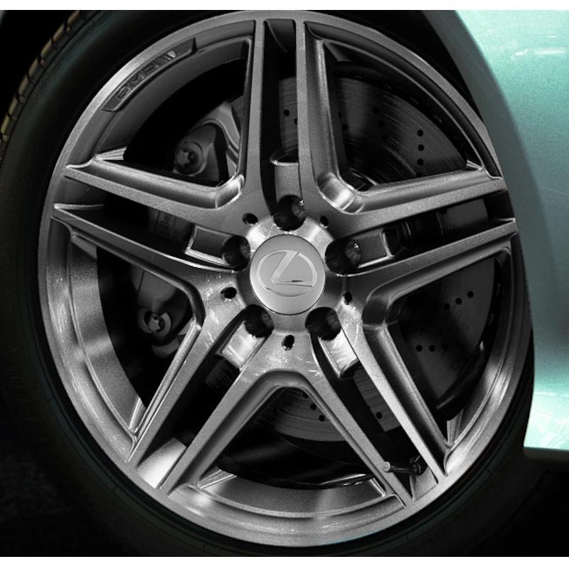 For Lexus 4PCS 56mm Car Styling Wheel Center Hub Caps Rim Cover Badge Emblem Sticker RX350 IS250 CT200h ES250 ES300h NX300h
