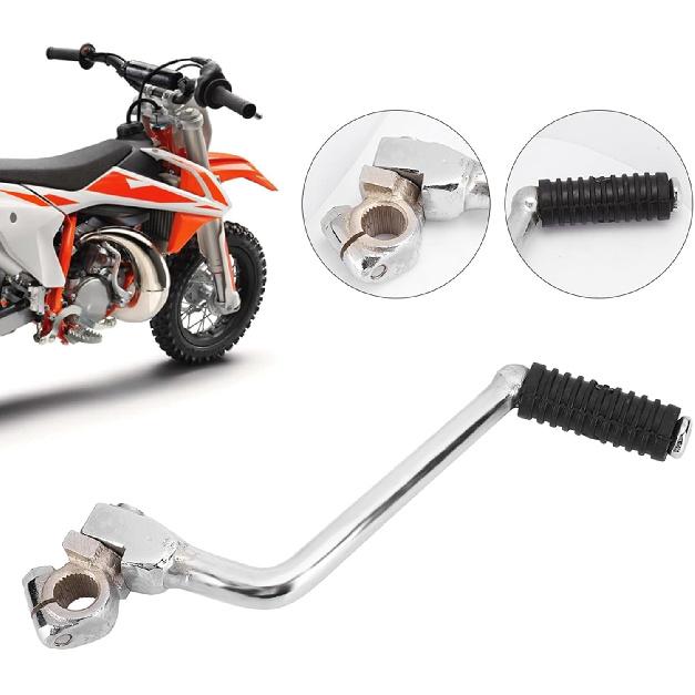 17mm Motorcycle Kick Starter Lever, Universal Fit for 125-250 Cubic Centimeters Racing Motorcycles and Bicycles, Engine Control Parts