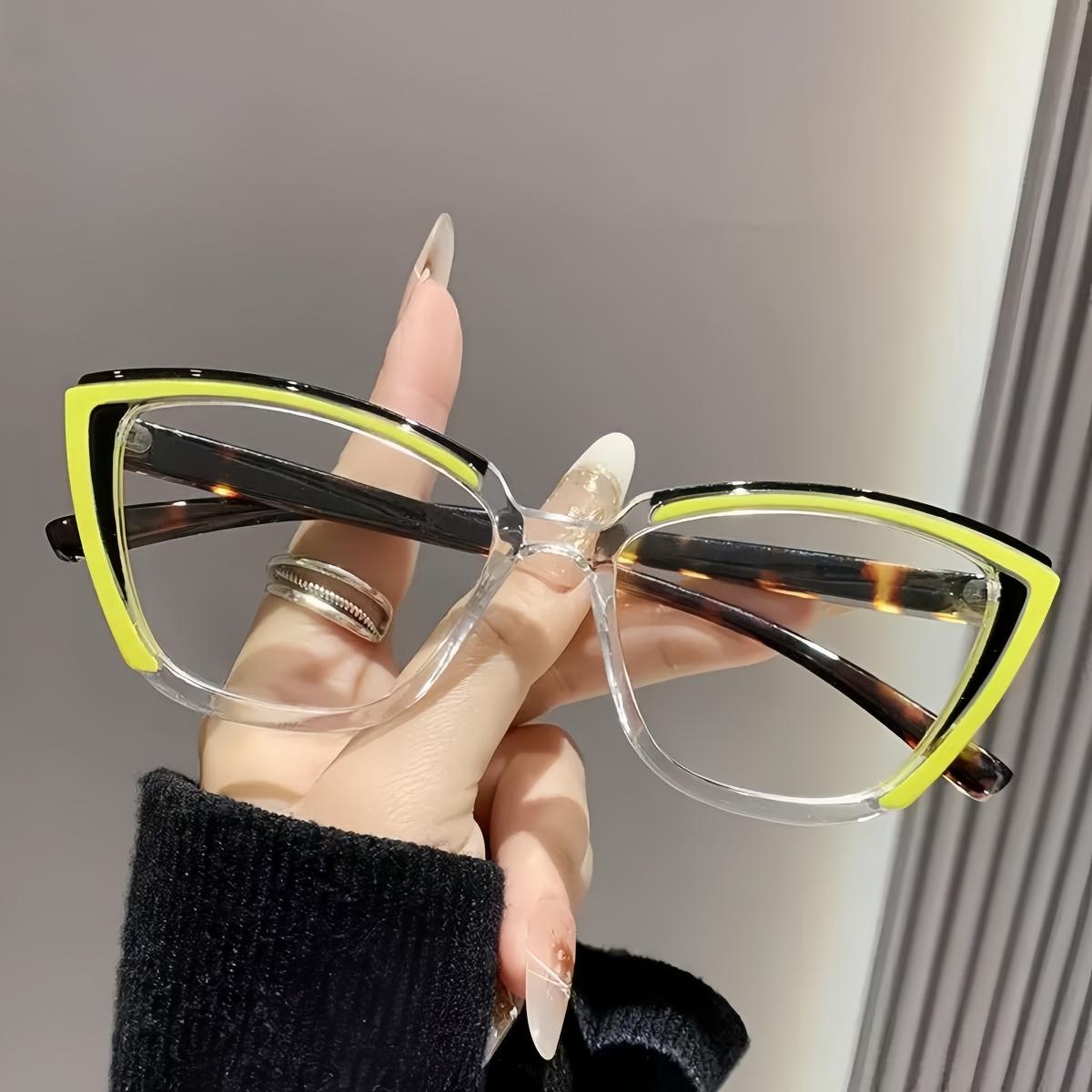 

European and American fashionable reading glasses with anti slip leg design suitable for middle-aged and elderly men and women +100