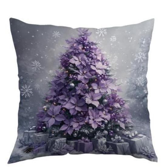 

Christmas Pillow Cover Polyester Printed New Office Sofa Cushion Decoration Home Pillow Cover 45*45cm