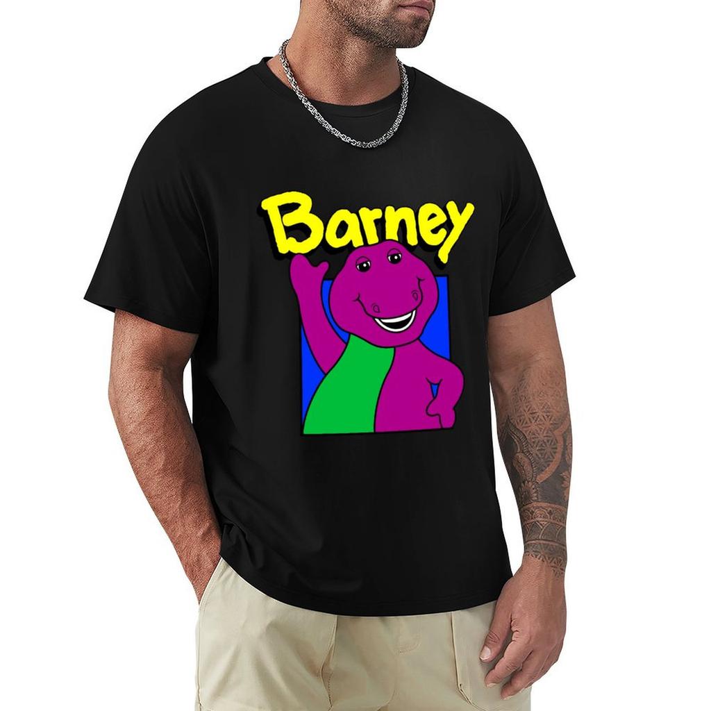Barney And Friends T-Shirt Cute Clothes Funny Shirt Cotton Hippie Clothes Vintage Graphic Tee Men T Shirts High Quality
