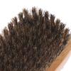 1X Mens Boar Bristle Hair Brush Wooden Curly Wave Brush Styling Beard Hairbrush