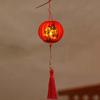 Sturdy Frame Mid Autumn Lantern Fabric Cover Glowing Holiday Lamp  School Class