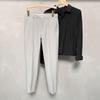 Frühlings- und Herbst Herren Einfarbig Slim Fit Kleiner Anzughose Gerades Bein Locker Lässig Mode Elegant Pendler Anzughose