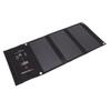 21W Foldable Solar Panel Charger Black Portable Solar Phone Charging Panels with Dual USB Port for Outdoor Hiking