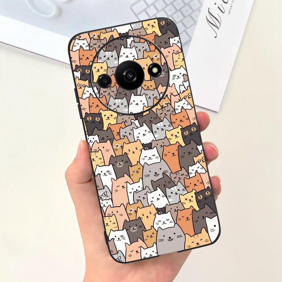 For Xiaomi Redmi A3 Case Back Cover Ultra Soft TPU Bumper Xiaomi Mi A3 Funda RedmiA3 A 3 MiA3 Matte Silicone Coque Cactus Marble