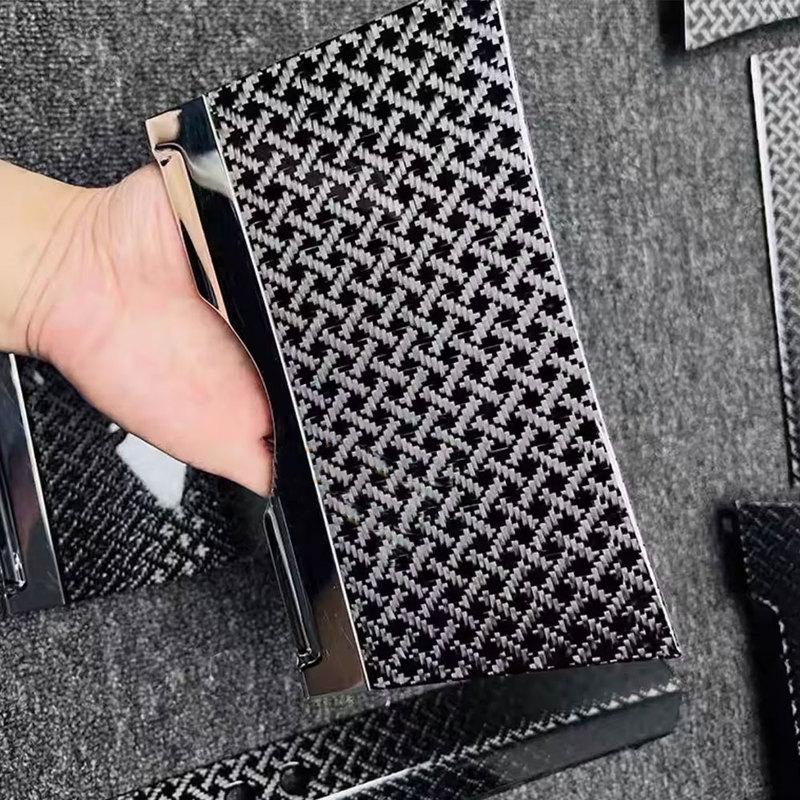 10/50CM PET Matte Forged Carbon Vinyl Wrap Easy tall Sticker Royce Carbon Fiber Car Interior Color Change Film Anti-Scratch
