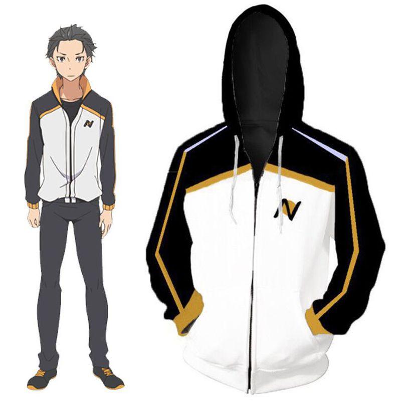 Kara Rezero Hajimeru Isekai Seikatsu Subaru Natsuki Moletom Pulôver