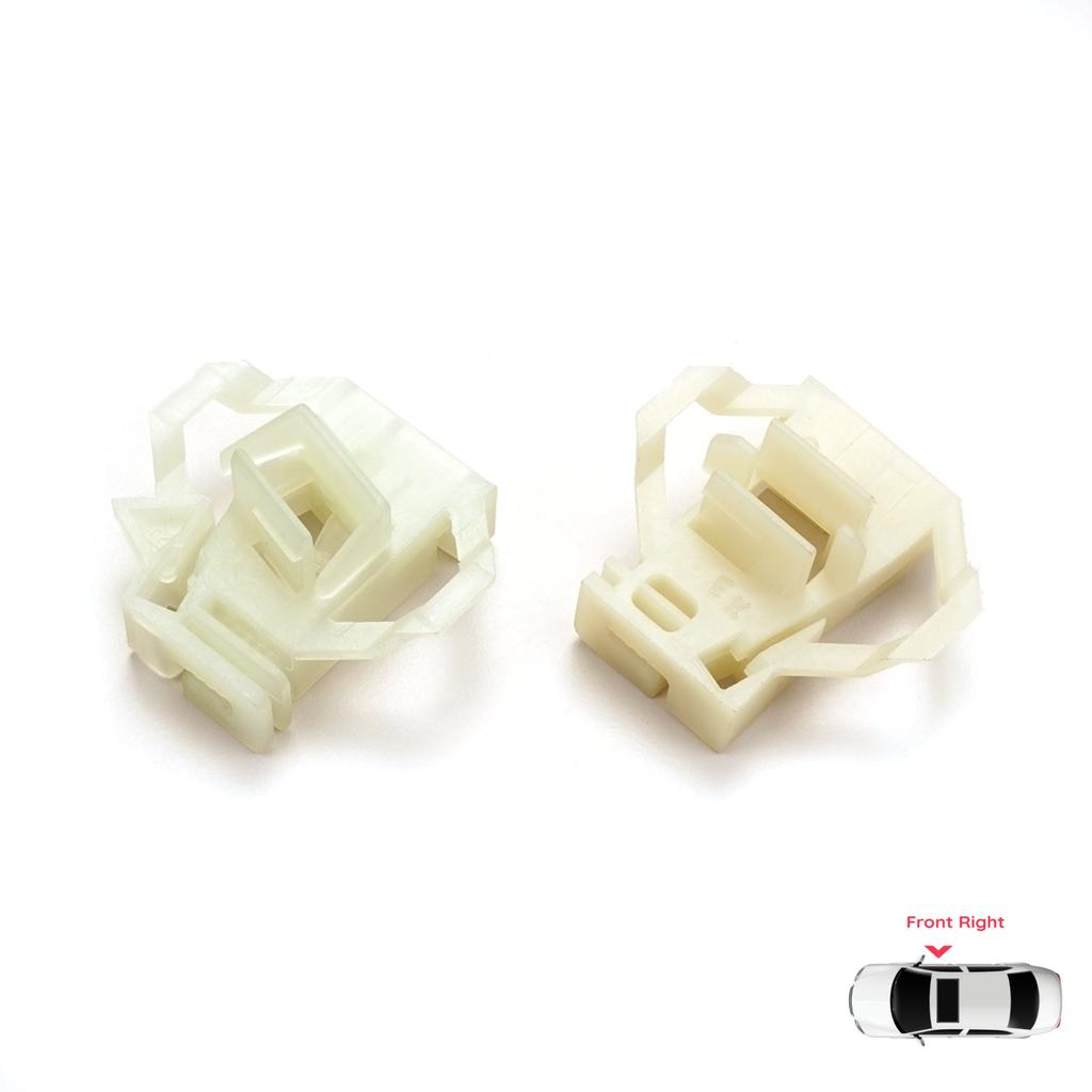 BWR34+BWR63 Window Regulator Clips Front Right for VW Polo Classic Caddy 2 Seat Cordoba 1 Ibiza 2 Inca Skoda Octavia 1 6K4837402