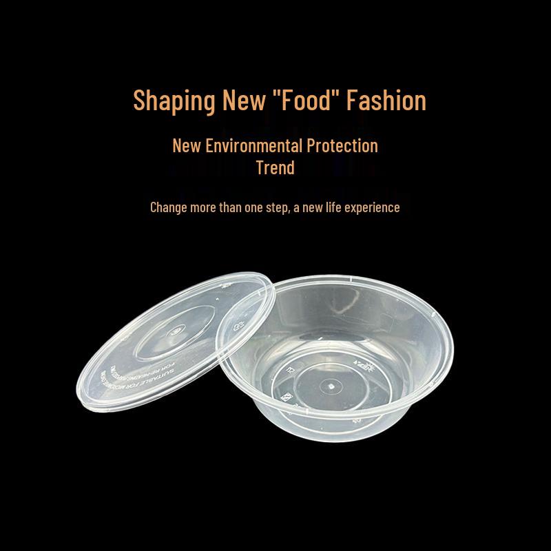 Deshangyuan Disposable Round Takeaway Bowls