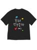 The Casual Koreanstyle Clothing Design Womens Tshirt Features Fun Cloud Star Harajuku Graphic T Shirts Women Clothing