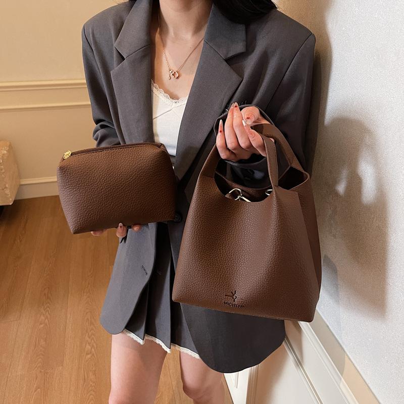 Tasche mit großem Fassungsvermögen Damentasche Neue Mode Schulter Messenger Weiche Tasche