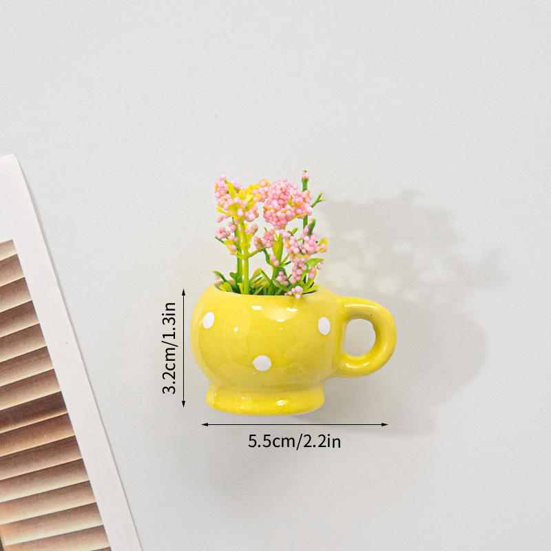 Vase Shape Refrigerator Magnets 3D Mini Magnets for Fridge Cute Fridge Magnet for Home Decoration Gift for Guests Housewarming
