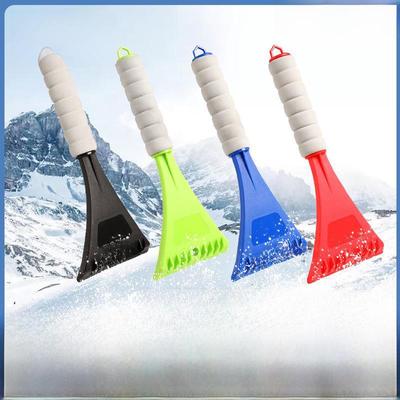 Samochodowa łopata do odśnieżania z uchwytem z gąbki EVA: Wielofunkcyjne Mini Narzędzie do Odladzania i Rozmrażania