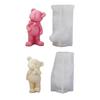 Little Bear Resin Molds Desktop Ornaments Mold Candle Mold for Candle Making