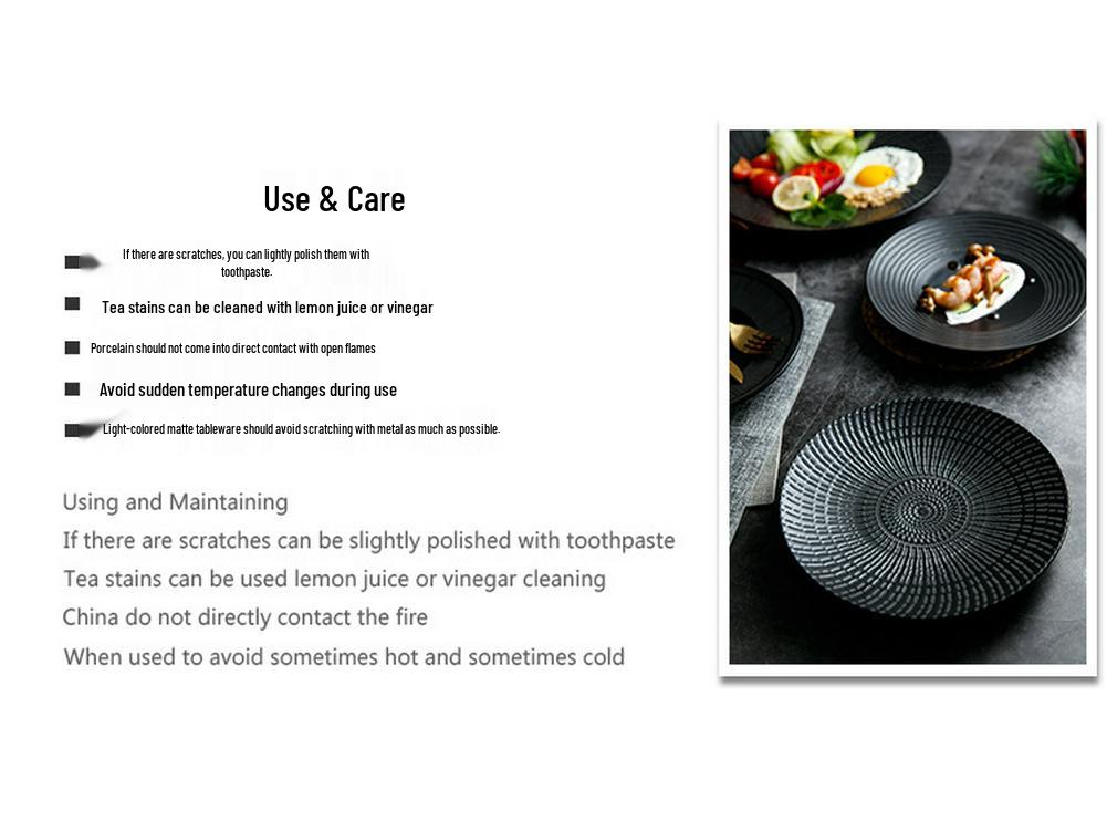 Nordische Sternschnuppen Keramik Steak- und Dessertplatte