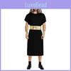 Elegant Egyptian Pharaoh Outfit For Men Made From Soft Polyester Ideal For Halloween Celebrations