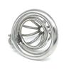 Screw Locking Metal Chastity Device Cock Cage Masturbation Prevention Penis Lock Slave Confinement Tool Sex Toys