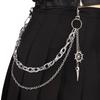 Punk Rock Waist Chain Metal Pants Belt Chains Fashion Pendant Pant Chain  for Men Women