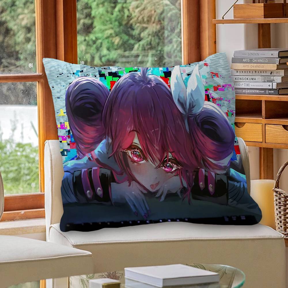 Singer Kasane Teto Cushion Cover Pillow Cover Decor Pillowcase Printed Cushion Case For Couch