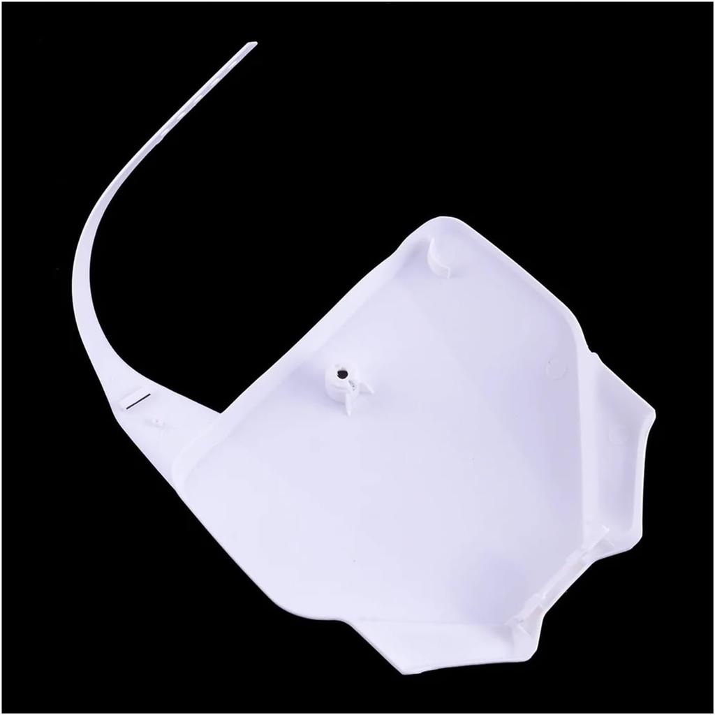 White Motorcycle Front Number Plate Compatible with CRF150F CRF230F 2003 2004 2005 2006 2007 2008 2009 2010 2011-2019 FNP-09-WT