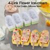 Flower Ice Cream Mold For Homemade Treats Ice Cream Popsicles Molds Ice Cream Molds