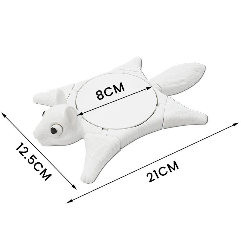 Подставка под напитки Подставки под напитки Подставка под чашку Нескользящая Утолщенная Декор Броская Белка Бар Дом Офис Патио Новоселье Для