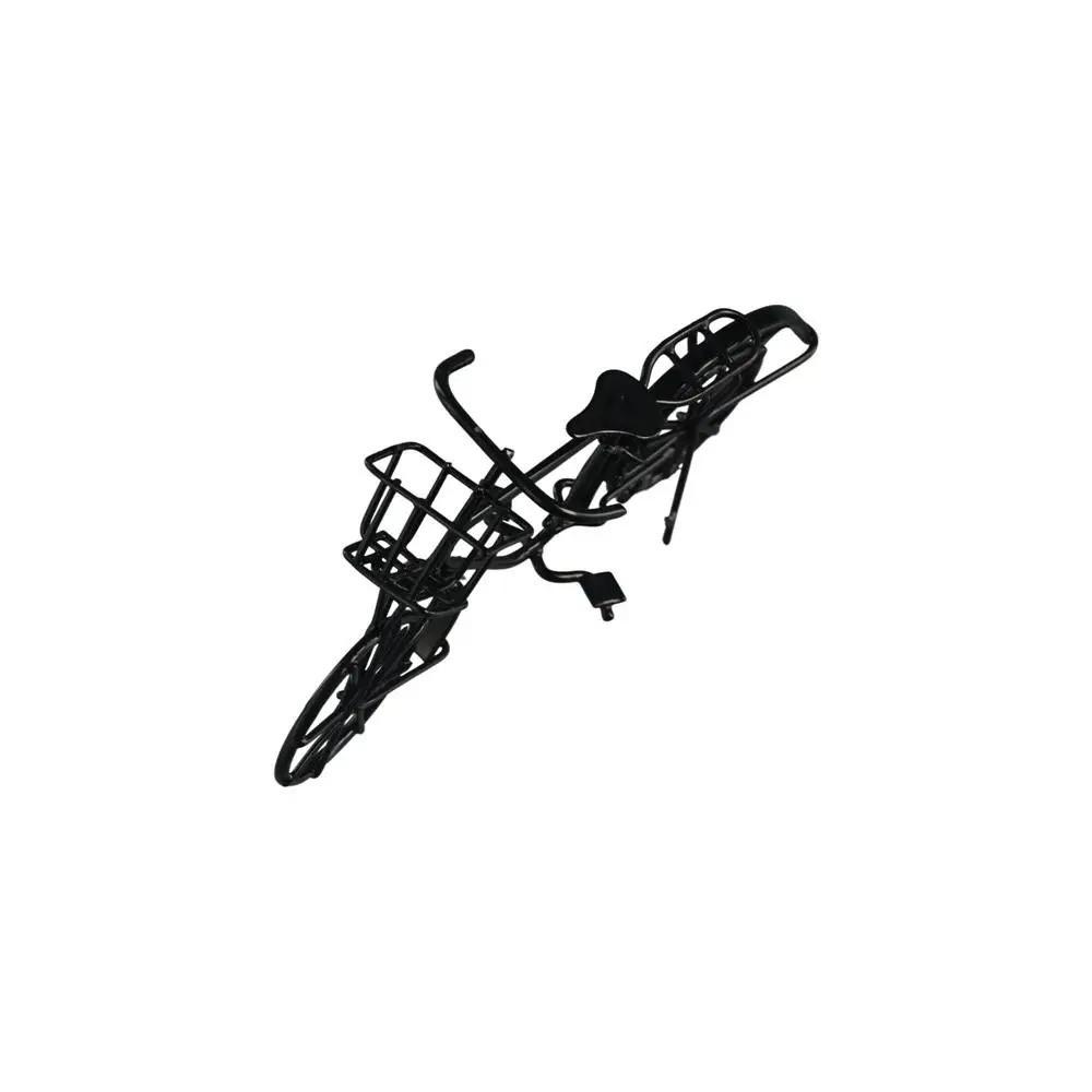 Mini Bike Miniatures Simulation Old-fashioned Bicycle Vintage Bicycle Model  Dollhouse Garden