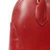 Used YVES SAINT LAURENT Handbag Leather Red Used Women