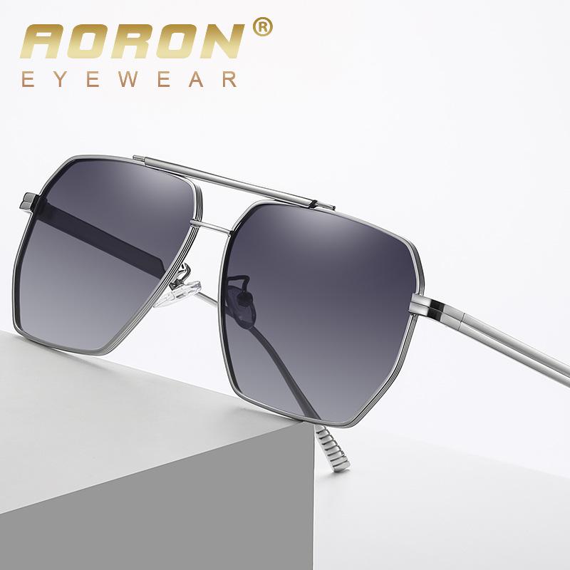 aoron Metal Frame Polarized Sunglasses Outdoor Fashion Accessories UV400 Anti Glare Driving Fishing Sport Glasses Men Women Gifts