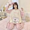 Pajamas Women's Spring and Fall Models of  Long-Sleeved Pajamas Homewear Set of Girls Students Casual Pajamas Homewear