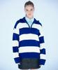 BORN CHAMPS 08 Striped Half Zip Knit B22Ft05Bl