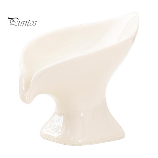 

Керамическая мыльница, самоосушающаяся мыльница для раковины, ванной, душа, симпатичный поднос для украшений в виде листьев ивы, маленькая невыцветающая мыльница белый