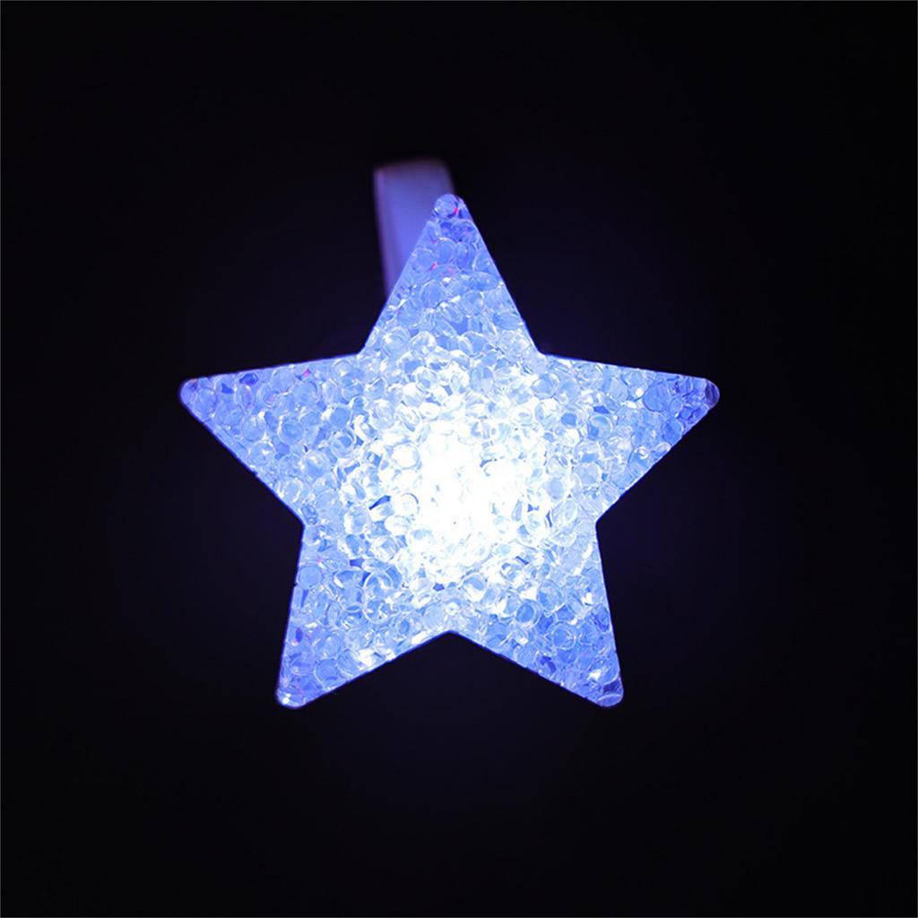 Pack of 6 Multi Color Flashing LED Bracelets LED Light Bracelets with Star Adornment for Immersive Party Experience