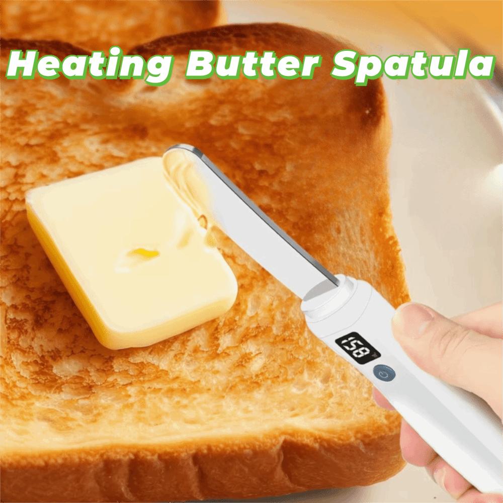 Wiederaufladbarer Butterstreicher Wasserdicht Kaltbutter-Schneider Tragbar Heizende Butterspachtel Toast