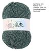 1.5MM Glitter Hollow Cotton Yarn Soft Thick Crocheting Knitting Yarn Handmade Crafts Pure Color Crochet Thread Skeins Beginners Knitting Lovers Gift