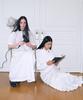 Partimento Woman Puff Sleeve Maxi Dress_White