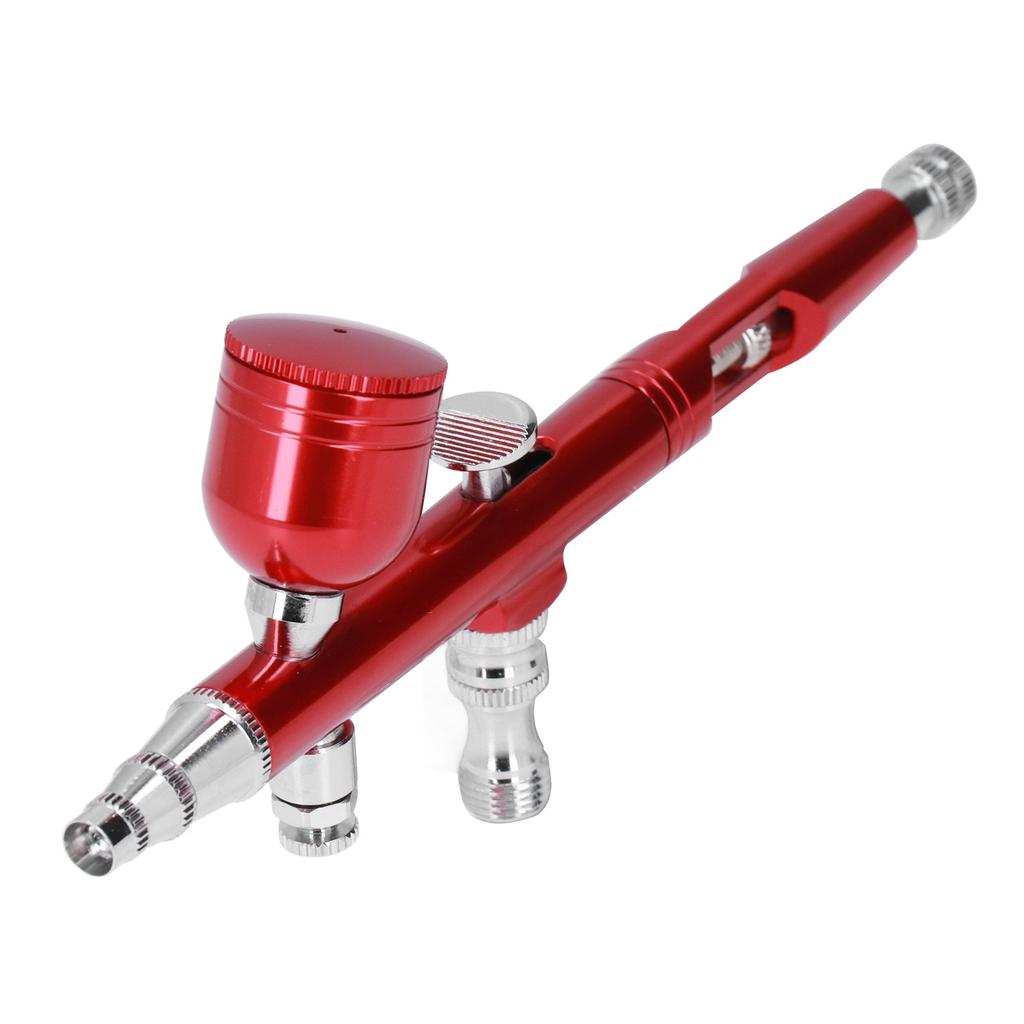 Airbrush Portable Small G1 8 DIY Paint Spray Gun Brass Airbrush For Makeup Nail Art Tattoo Costume CraftsRed