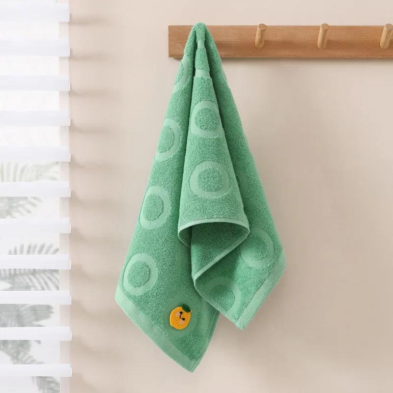 1Pc 35x75cm Cartoon Fruits Cotton Hand Towel Home Bathroom Soft Wash Face Cloth Adult Cute Water Absorbent