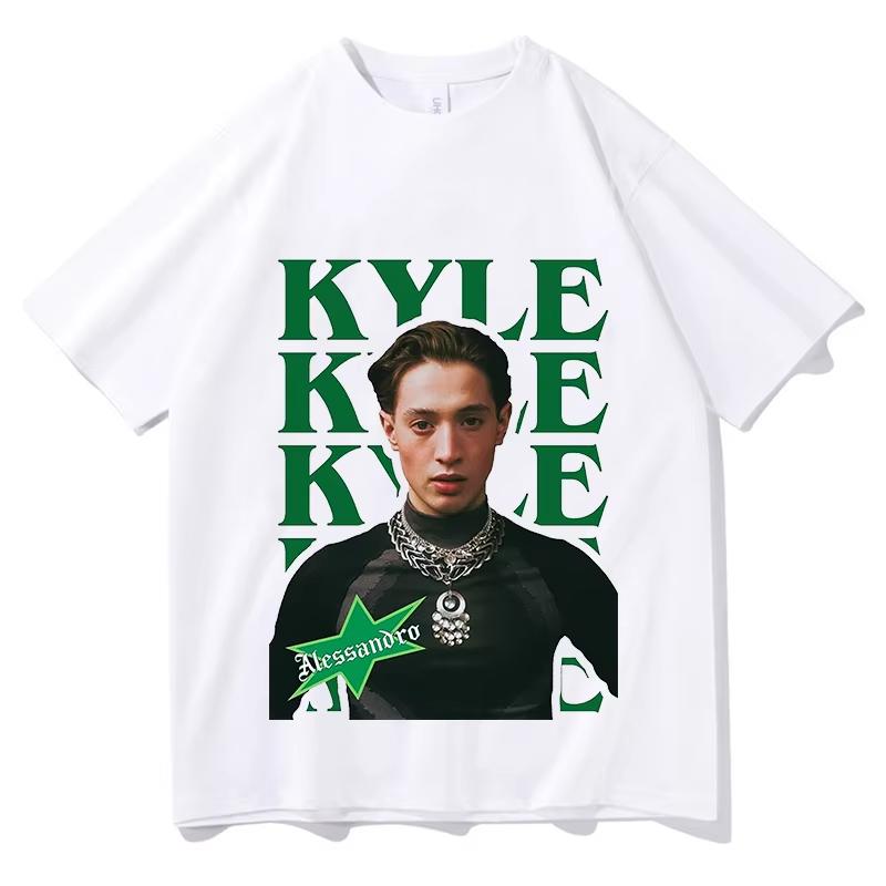 Kyle Alessandro Aura Women T-Shirts Unisex O-Neck 100%Cotton Short Sleeve Y2k 2026 Fashion Popular Tees Casual Aesthetic Clothes