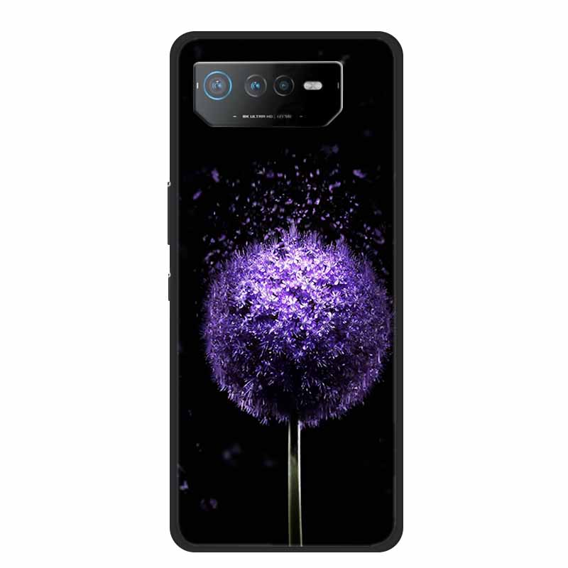 Phone Case For Asus ROG Phone 6D Ultimate Back Cover Case Black TPU Silicone Soft Coque For Asus ROG Phone 6 Pro Case Phone6 Pro