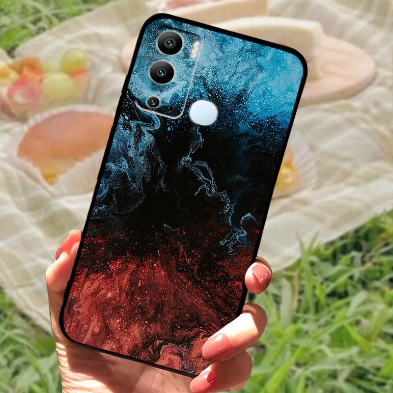 For Infinix Hot 12i Case 12 i X665B Silicone Soft TPU Phone Cover For Infinix Hot 12 Pro X668C Cases Hot12 X6817 Bumper Fundas