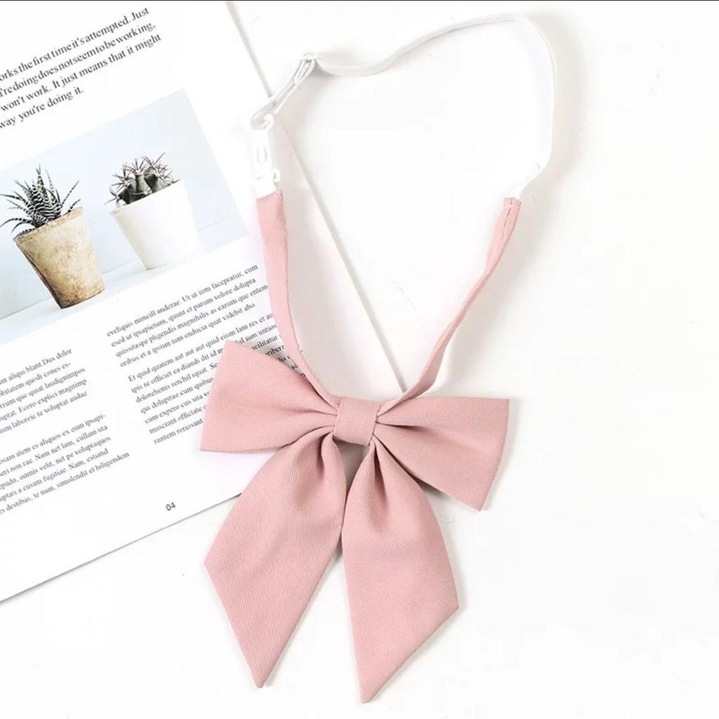 Japanese School Uniform Bow Tie For Girls Polyester Accessory With Elegant Design For Students