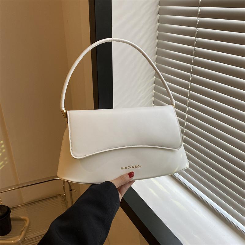 Chic Vintage Small Shoulder Bag Stylish Pu Handbag Trendy Square Design In Black Brown Green Khaki White