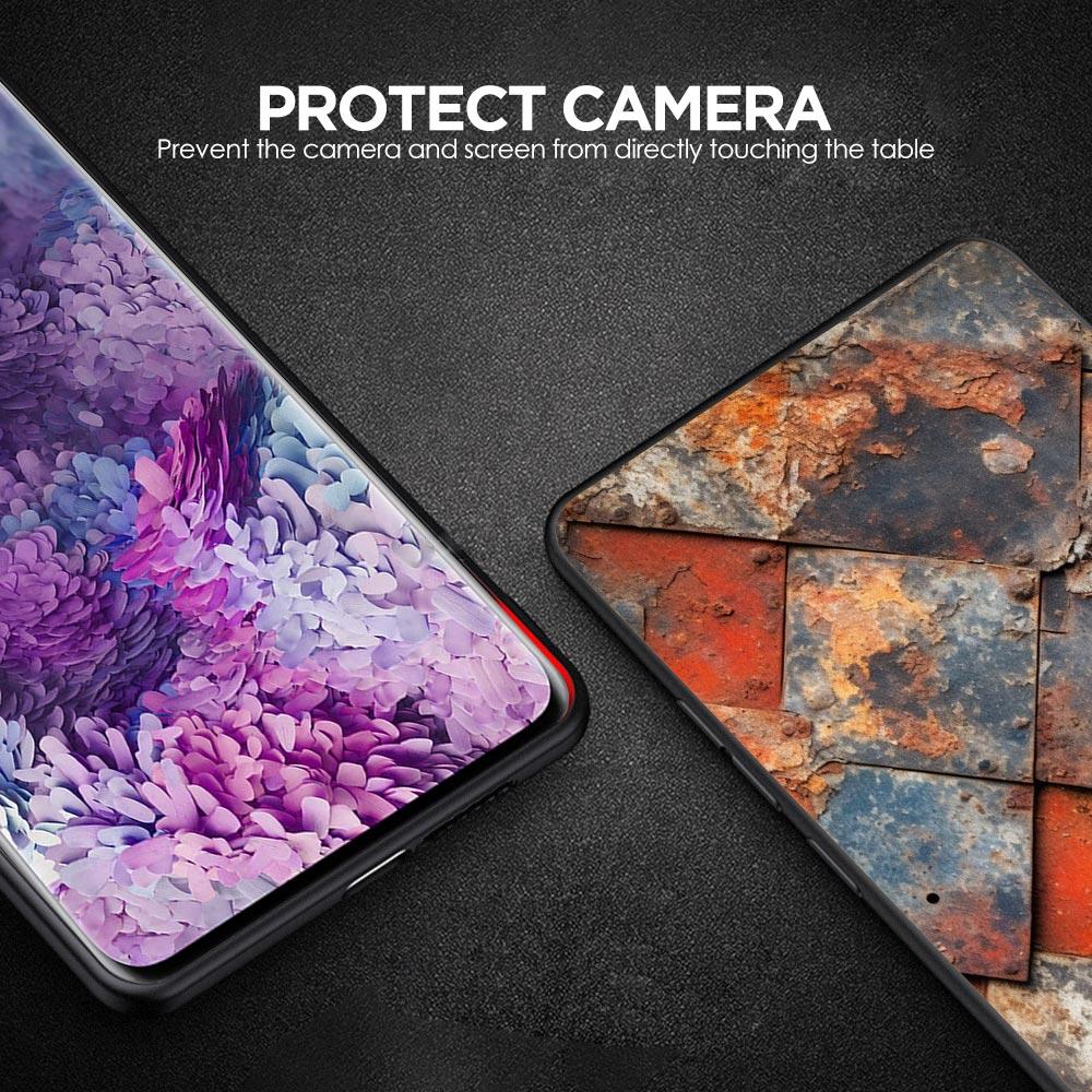 Vintage Industrieller Stil Rostige Handyhülle für Samsung Galaxy A55 A35 A15 A14 A13 A25 A54 A51 A71 A72 A73 A32 A52 A41 5G Weiches TPU