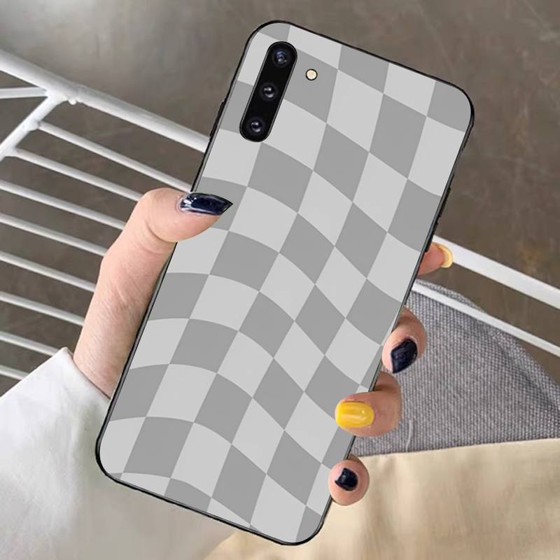 crazy checkers Phone Case for Samsung Note 5 7 8 9 10 20 pro plus lite ultra A21 12 72