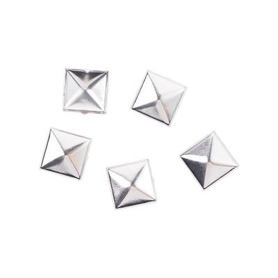 Spikes Spots Nailhead Pyramid Shape Releasable for Hat,Bag,Clothes Metal Sewing Decor Garment Supplies Square Rivets DIY Studs
