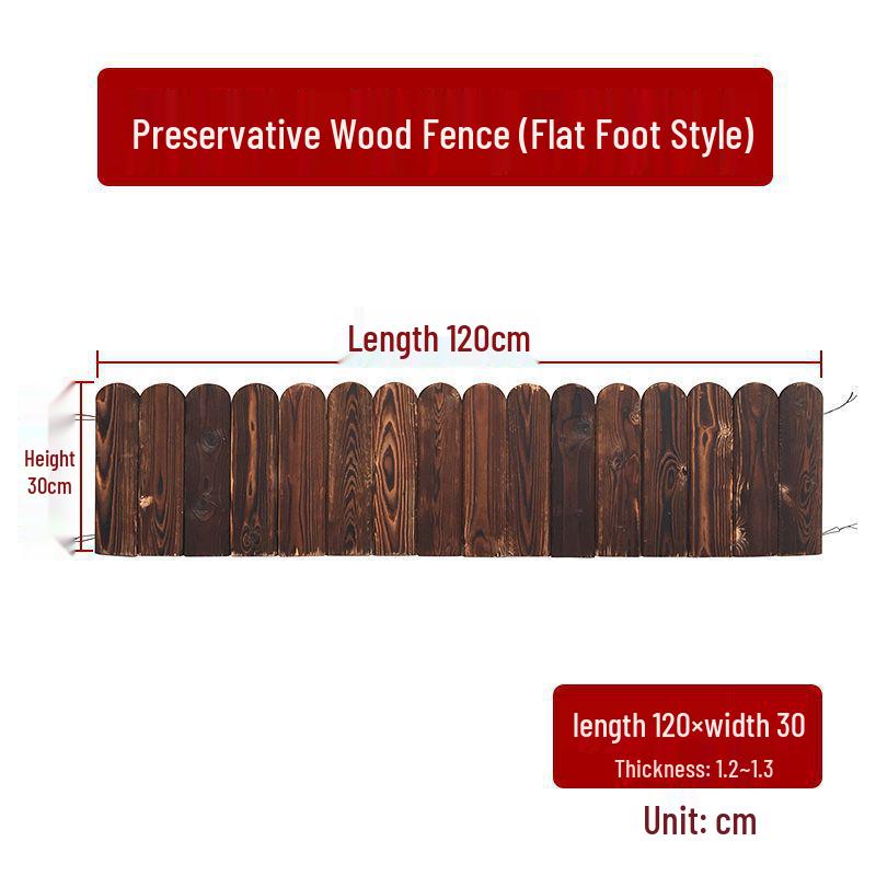 Karbikalisierter Korrosionsschutz Massivholz Gartenzaun für den Außenbereich